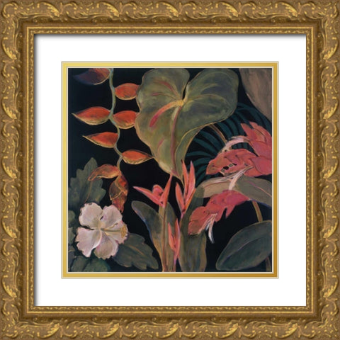 In Bloom III Gold Ornate Wood Framed Art Print with Double Matting by Hopper, Pegge
