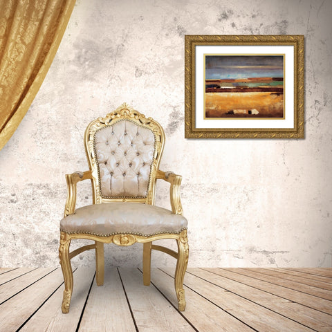 Nightfall Gold Ornate Wood Framed Art Print with Double Matting by Izquierdo, Santiago
