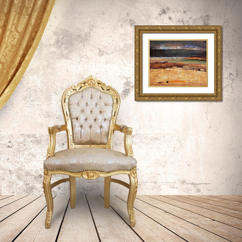 Stormy Day Gold Ornate Wood Framed Art Print with Double Matting by Izquierdo, Santiago
