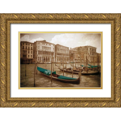Venezia II Gold Ornate Wood Framed Art Print with Double Matting by Jacks, Heather