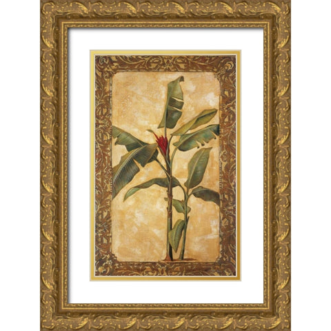 Tropical Daydream I Gold Ornate Wood Framed Art Print with Double Matting by Jardine, Liz