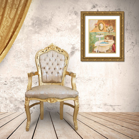 Hidden Oasis III Gold Ornate Wood Framed Art Print with Double Matting by Jardine, Liz
