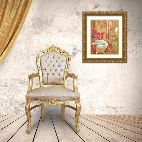 Hidden Oasis IV Gold Ornate Wood Framed Art Print with Double Matting by Jardine, Liz