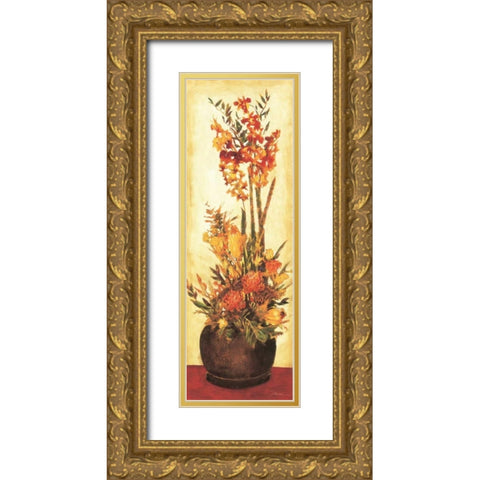 Zen Beauties I Gold Ornate Wood Framed Art Print with Double Matting by Jardine, Liz
