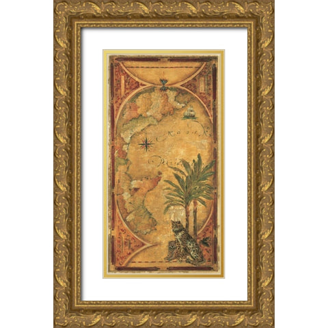 West Indies Gold Ornate Wood Framed Art Print with Double Matting by Jardine, Liz