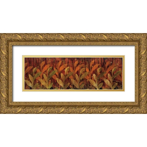 Coral Fields Gold Ornate Wood Framed Art Print with Double Matting by Jardine, Liz