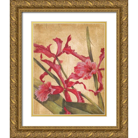 Hawaiian Tropics I Gold Ornate Wood Framed Art Print with Double Matting by Jardine, Liz