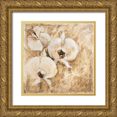 Fragrant Snow II Gold Ornate Wood Framed Art Print with Double Matting by Jardine, Liz