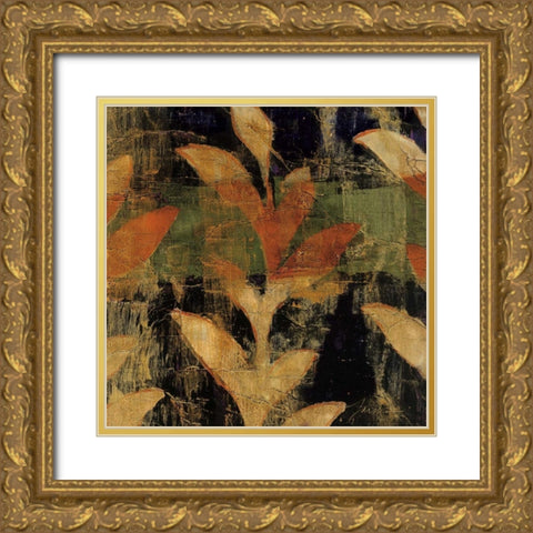 Undersea Violet II Gold Ornate Wood Framed Art Print with Double Matting by Jardine, Liz