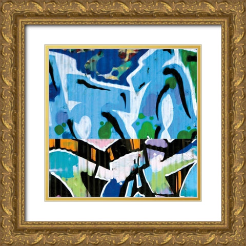 Street Flow III Gold Ornate Wood Framed Art Print with Double Matting by Katsikis, Nicola