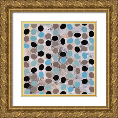Rock Pool Gold Ornate Wood Framed Art Print with Double Matting by Lawrence, Isabel