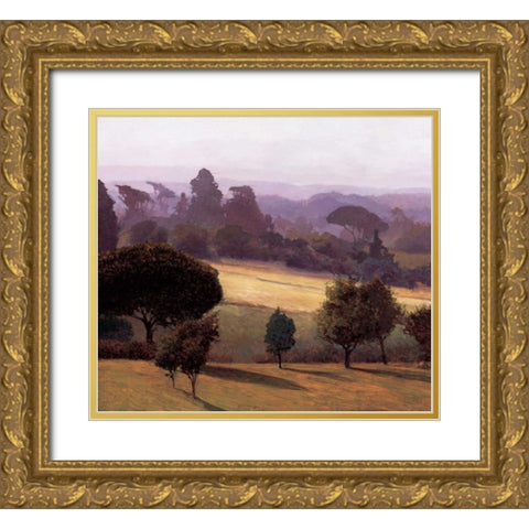Greve Gold Ornate Wood Framed Art Print with Double Matting by Lovelace, Kent