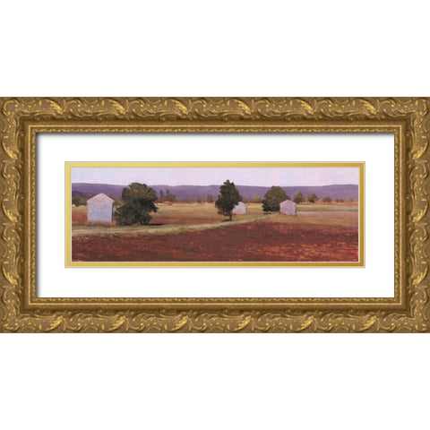 Tarascon Gold Ornate Wood Framed Art Print with Double Matting by Lovelace, Kent