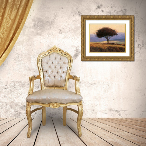 Cloondaff Gold Ornate Wood Framed Art Print with Double Matting by Lovelace, Kent