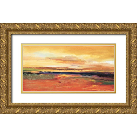 Moment II Gold Ornate Wood Framed Art Print with Double Matting by Lenker, Marlene