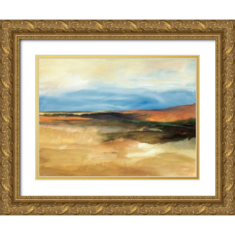 Sedona Hills Gold Ornate Wood Framed Art Print with Double Matting by Lenker, Marlene