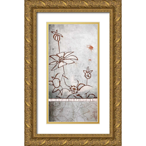 Touch of Spring I Gold Ornate Wood Framed Art Print with Double Matting by Lacie, Robert