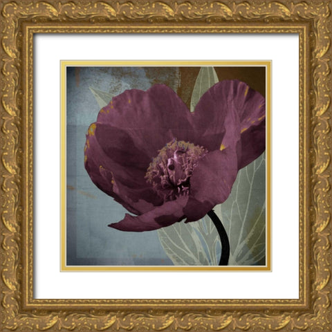 Blooming Jewels Gold Ornate Wood Framed Art Print with Double Matting by Lacie, Robert