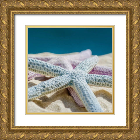 Color Full Gold Ornate Wood Framed Art Print with Double Matting by Marie, Dina