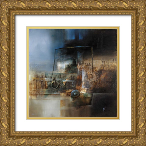Memory Gold Ornate Wood Framed Art Print with Double Matting by Minestrini, Fausto