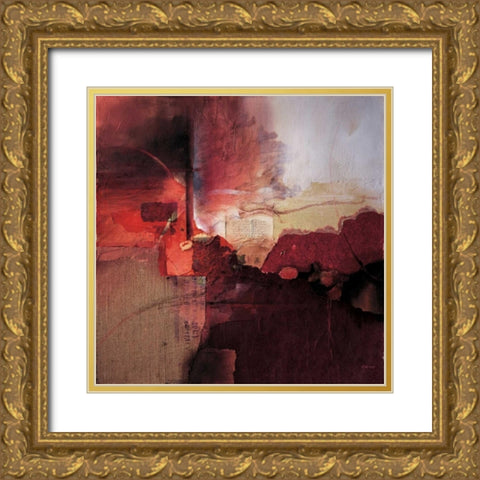 Inferno Gold Ornate Wood Framed Art Print with Double Matting by Minestrini, Fausto