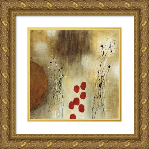 Autumn Moon I Gold Ornate Wood Framed Art Print with Double Matting by McAlpine, Heather