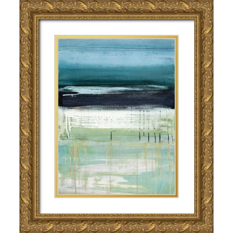 Sea and Sky I Gold Ornate Wood Framed Art Print with Double Matting by McAlpine, Heather