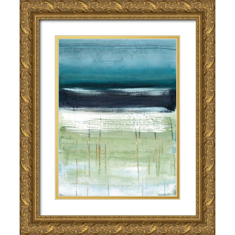 Sea and Sky II Gold Ornate Wood Framed Art Print with Double Matting by McAlpine, Heather