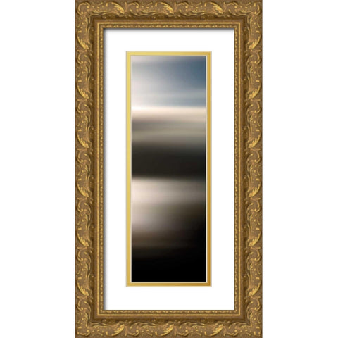 Atitlan Sunset Gold Ornate Wood Framed Art Print with Double Matting by Maihara, Jeff