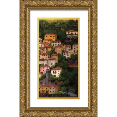 Lago di Como II Gold Ornate Wood Framed Art Print with Double Matting by Masdeu, Montserrat