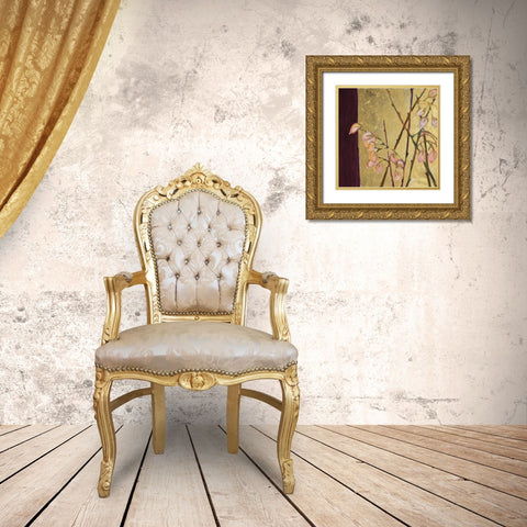 For the Love of Gold I Gold Ornate Wood Framed Art Print with Double Matting by Morley Russell, Natalia