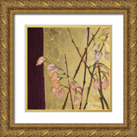 For the Love of Gold I Gold Ornate Wood Framed Art Print with Double Matting by Morley Russell, Natalia