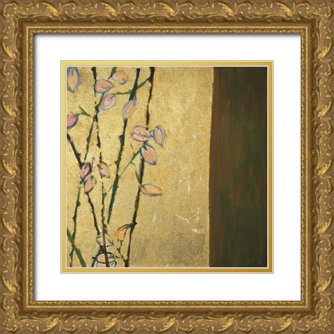 For the Love of Gold II Gold Ornate Wood Framed Art Print with Double Matting by Morley Russell, Natalia