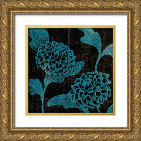 Boudoir II Gold Ornate Wood Framed Art Print with Double Matting by MAJA