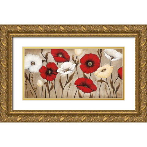 Collective Gold Ornate Wood Framed Art Print with Double Matting by MAJA
