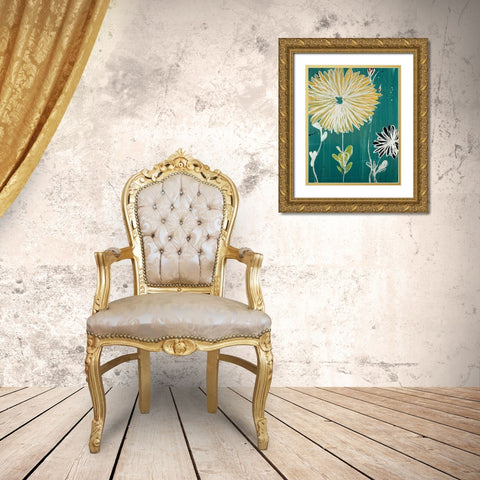 Urbana I Gold Ornate Wood Framed Art Print with Double Matting by MAJA