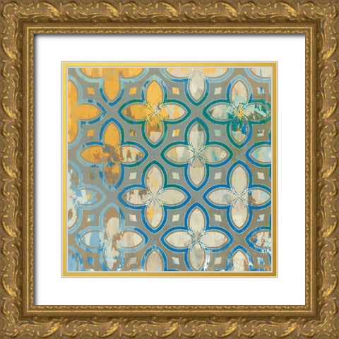 Spice Road II Gold Ornate Wood Framed Art Print with Double Matting by MAJA