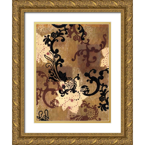 Autumn Solstice II Gold Ornate Wood Framed Art Print with Double Matting by Nocito, James