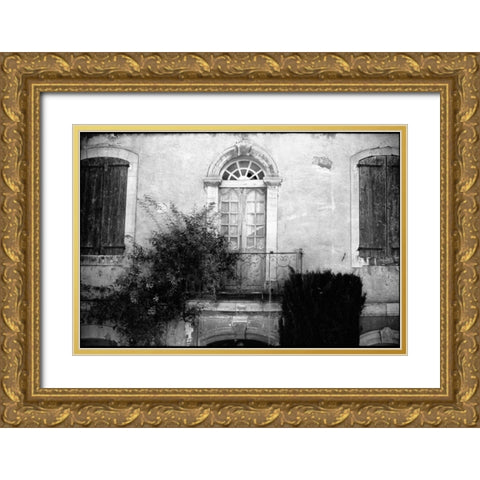 Provence Gold Ornate Wood Framed Art Print with Double Matting by OMara, James