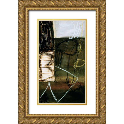 Void II Gold Ornate Wood Framed Art Print with Double Matting by Owen, Wayde
