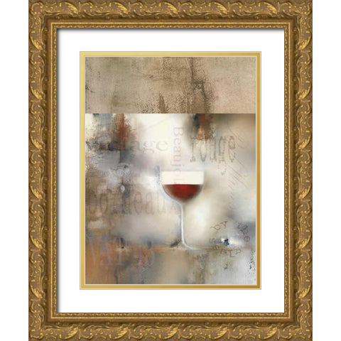 Old Cellar II Gold Ornate Wood Framed Art Print with Double Matting by Prior, J.P.