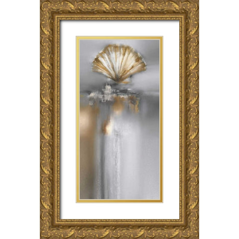Silver and Gold Treasures I Gold Ornate Wood Framed Art Print with Double Matting by Prior, J.P.