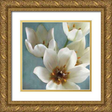 Lily Parfait II Gold Ornate Wood Framed Art Print with Double Matting by Pahl, Janel