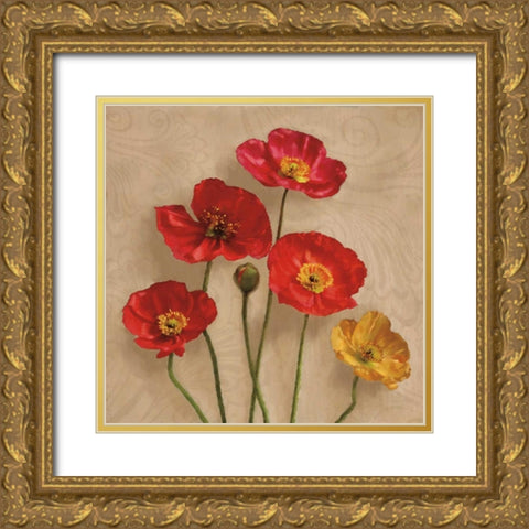 Graceful Spring I Gold Ornate Wood Framed Art Print with Double Matting by Pahl, Janel