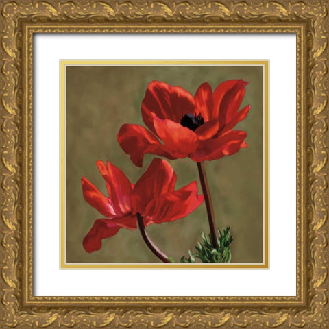 Brilliance I Gold Ornate Wood Framed Art Print with Double Matting by Pahl, Janel