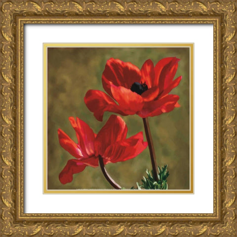 Brilliance I Gold Ornate Wood Framed Art Print with Double Matting by Pahl, Janel
