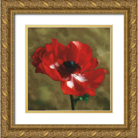 Brilliance II Gold Ornate Wood Framed Art Print with Double Matting by Pahl, Janel