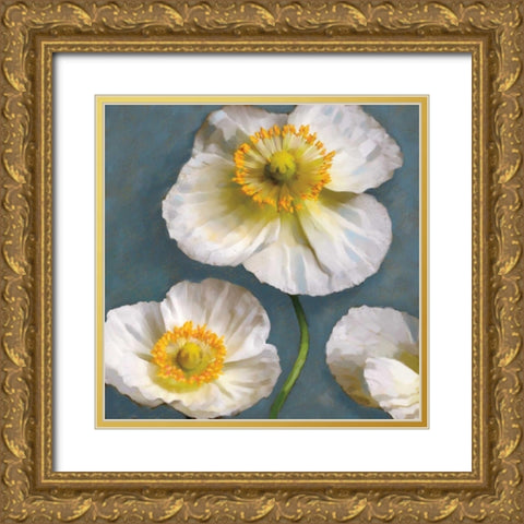 Poppy Parfait II Gold Ornate Wood Framed Art Print with Double Matting by Pahl, Janel