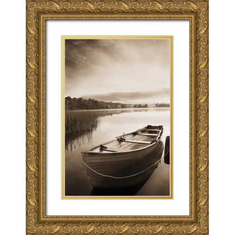 Secret Escape Gold Ornate Wood Framed Art Print with Double Matting by Pahl, Janel