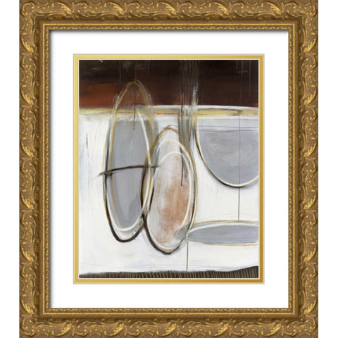 Dusk Gold Ornate Wood Framed Art Print with Double Matting by Pulliam, Mark